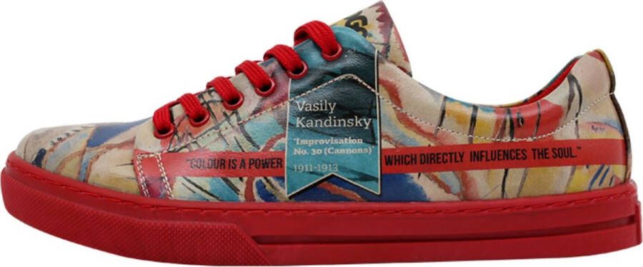 DOGO Muse Dames Sneakers- Vasily Kandinsky Cannons