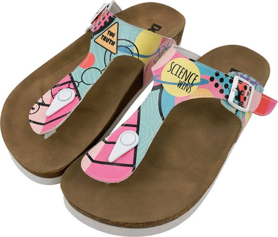 DOGO Paars Dames Sandalen- Science Wins