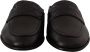 Dolce & Gabbana Zwarte Leren Caiman Sandalen Slides Slip Schoenen Black Heren - Thumbnail 1