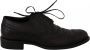 Dolce & Gabbana Zwarte Leren Wingtip Oxford Dress Schoenen Red Heren - Thumbnail 1