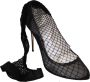 Dolce & Gabbana Netted Sock Pumps Stijlvol en Comfortabel Black Dames - Thumbnail 1