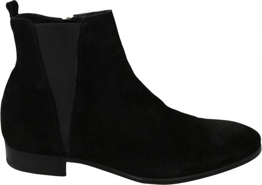 Dolce & Gabbana Black Suede Leather Chelsea Boots Shoes