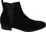 Dolce & Gabbana Dolce Gabbana Black Suede Leather Chelsea Mens Boots Shoes Black Heren - Thumbnail 1