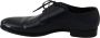 Dolce & Gabbana Blauwe Leren Formele Jurk Derby Herenschoenen Blue Heren - Thumbnail 1