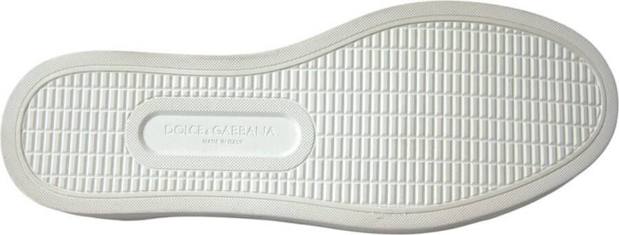 Dolce & Gabbana Blauwe Loafers Van Kalfsleer Met Luipaardprint Sneakers