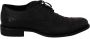 Dolce & Gabbana Elegante Wingtip Derby Schoenen in Donkerblauw Blue Heren - Thumbnail 1