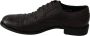 Dolce & Gabbana Bruin Leren Brogue Derby Schoenen Brown Heren - Thumbnail 1