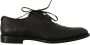 Dolce & Gabbana Stijlvolle Bruin Leren Veterschoenen Brown Heren - Thumbnail 1