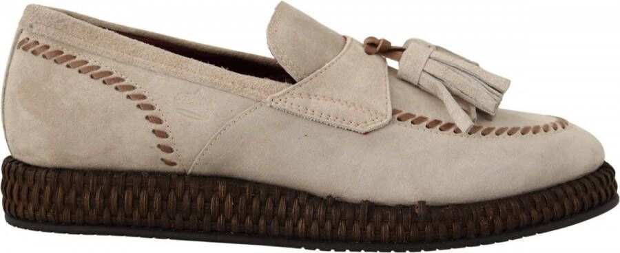 Dolce & Gabbana Cream Suede Leather Casual Espadrille Shoes