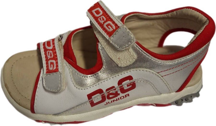 Dolce & Gabbana D&G JUNIOR SANDALO SPORTIVO SILVER RED