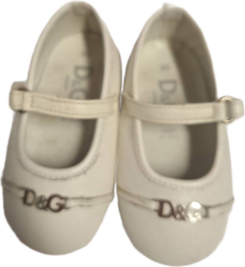 Dolce & Gabbana D&G JUNIOR W0800 BALLERINA WHITE