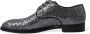 Dolce & Gabbana Zilveren Pailletten Veterschoenen Derby Gray Heren - Thumbnail 1