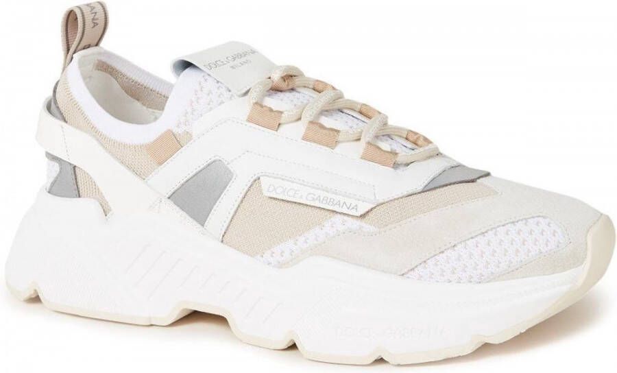 Dolce & Gabbana Multicolor Leren Veterschoenen met Logo Multicolor Heren