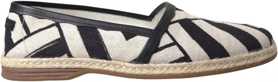 Dolce & Gabbana Gestreepte Canvas Espadrilles Mondello Schoenen Multicolor Dames