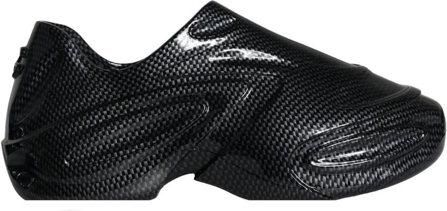 Dolce & Gabbana Portofino SlipOn Sneaker Carbon Fiber Design Black