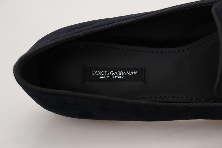 Dolce & Gabbana Zwarte Kristallen Loafers Hoge Kwaliteit Gemaakt in Italië Zwart Dames