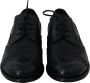 Dolce & Gabbana Donkerblauwe Leren Wingtip Oxford Jurkschoenen Blue Heren - Thumbnail 2