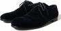 Dolce & Gabbana Elegante Zwarte Fluwelen Derby Schoenen Black Heren - Thumbnail 1