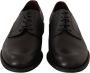 Dolce & Gabbana Zwarte Leren Veterschoenen voor Formele Gelegenheden Black Heren - Thumbnail 2