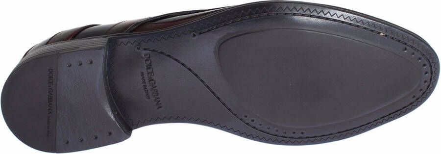 Dolce & Gabbana Gestreepte leren Derby formele schoenen Multicolor Heren - Foto 2