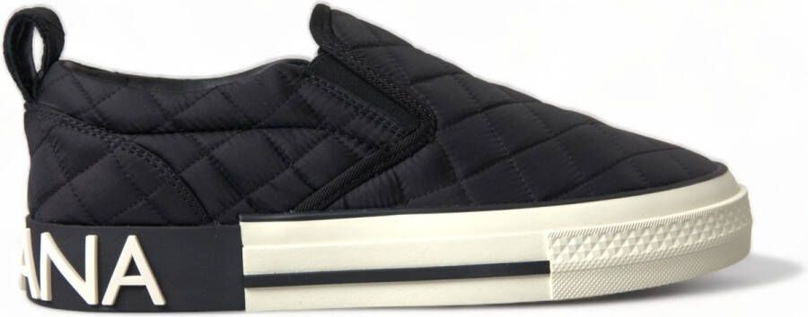 Dolce & Gabbana Gewatteerde Lage Top Sneakers Black Dames