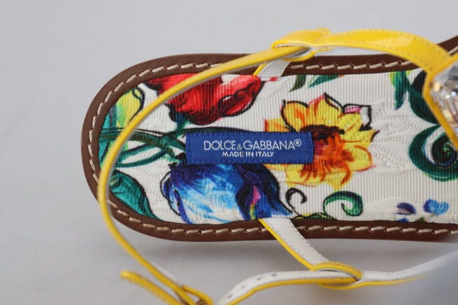 Dolce & Gabbana Multicolor Majolica Kristal Sandalen Multicolor Dames