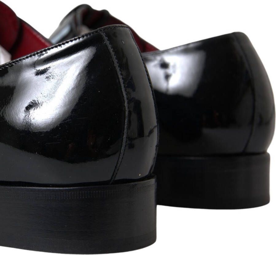 Dolce & Gabbana Zwarte Patentleren Formele Schoenen Black Heren