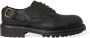 Dolce & Gabbana Retro Glitter Derby Schoenen met Veters Black Heren - Thumbnail 1