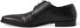 Dolce & Gabbana Zwarte Kalbslederen Derby Heren Veterschoenen Black Heren - Thumbnail 1