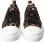 Dolce & Gabbana Luxe Luipaardprint Casual Sneakers Multicolor Heren - Thumbnail 1