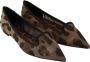 Dolce & Gabbana Platte Schoenen Met Luipaardprint En Puntige Neus - Thumbnail 1