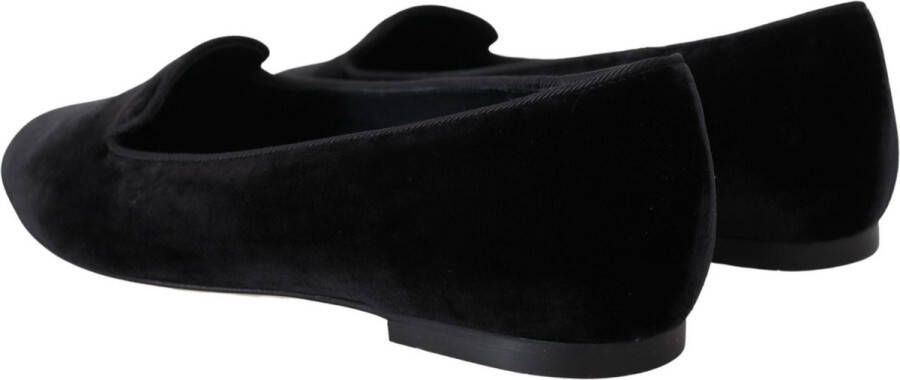 Dolce & Gabbana Gloednieuwe Loafers Flats Zwart Gemaakt in Italië Black Dames