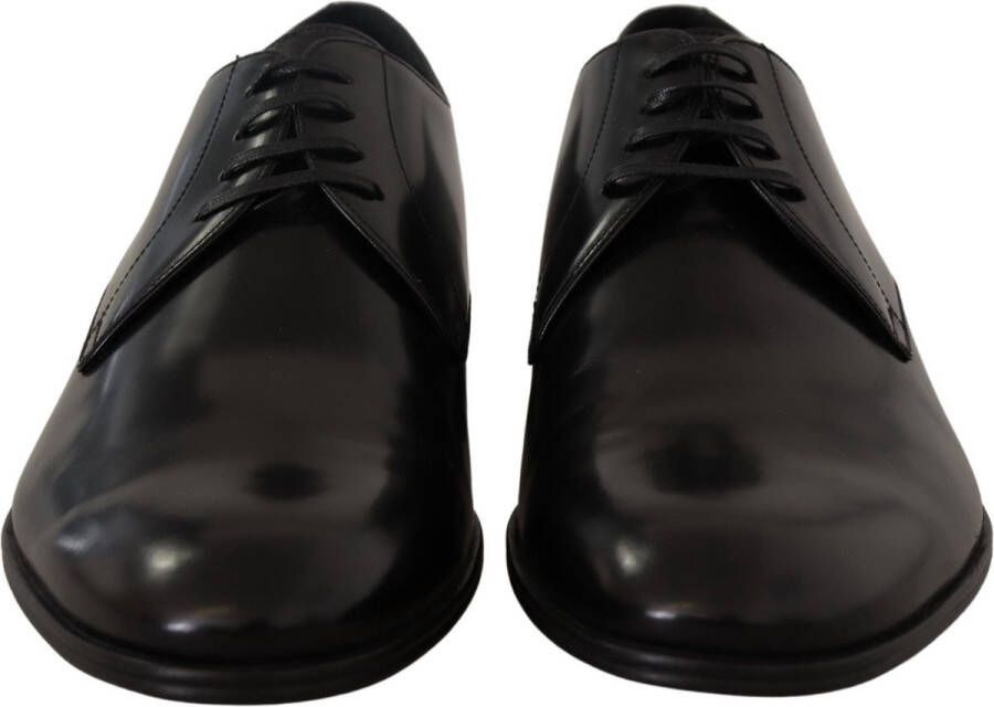 Dolce & Gabbana Zwarte leren Derby formele schoenen Black Heren