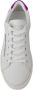 Dolce & Gabbana Witte Leren Sneakers met Paarse Details White Dames - Thumbnail 1