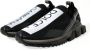 Dolce & Gabbana Black White Sorrento Sport Stretch Sneakers Zwart Heren - Thumbnail 3