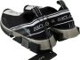 Dolce & Gabbana Black White Sorrento Sport Stretch Sneakers Zwart Heren - Thumbnail 1