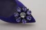 Dolce & Gabbana Kristallen Versierde Suède s Purple Dames - Thumbnail 1