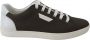 Dolce & Gabbana Witte en Groene Leren Low Top Sneakers Black Heren - Thumbnail 1