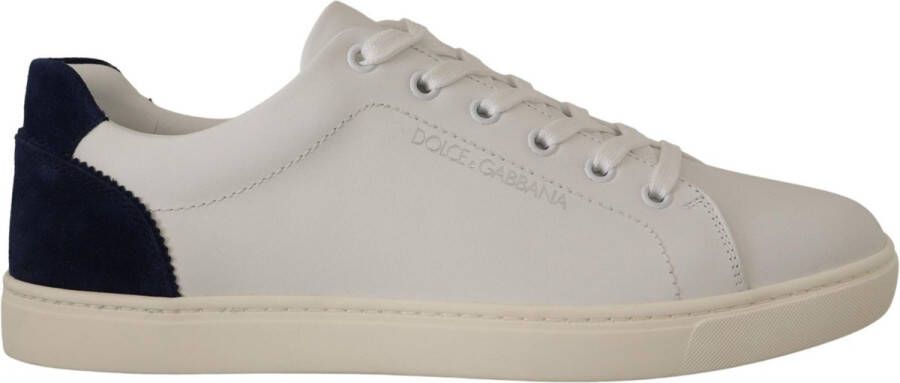 Dolce & Gabbana Leren sneakers met klassieke vetersluiting White