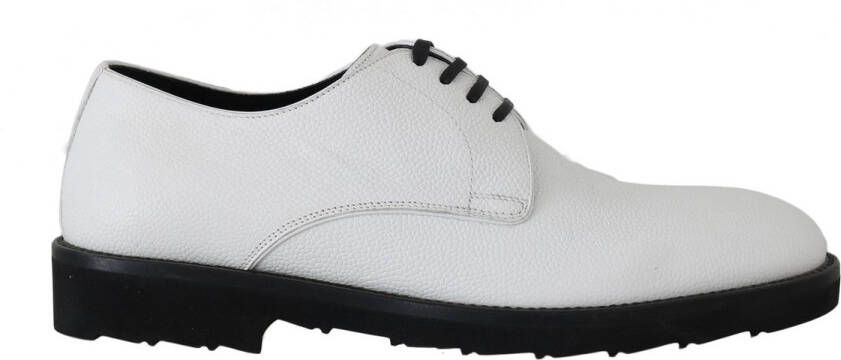 Dolce & Gabbana Witte lederen Derby jurk formele schoenen