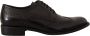 Dolce & Gabbana Leren Derbies Vetersluiting Geperforeerd Detail Black Heren - Thumbnail 4