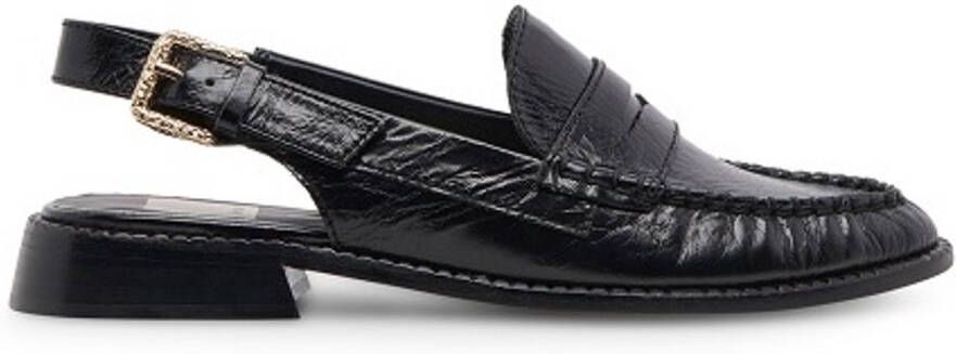 Dolce Vita Hardi dames loafers met hielbandje zwart leer