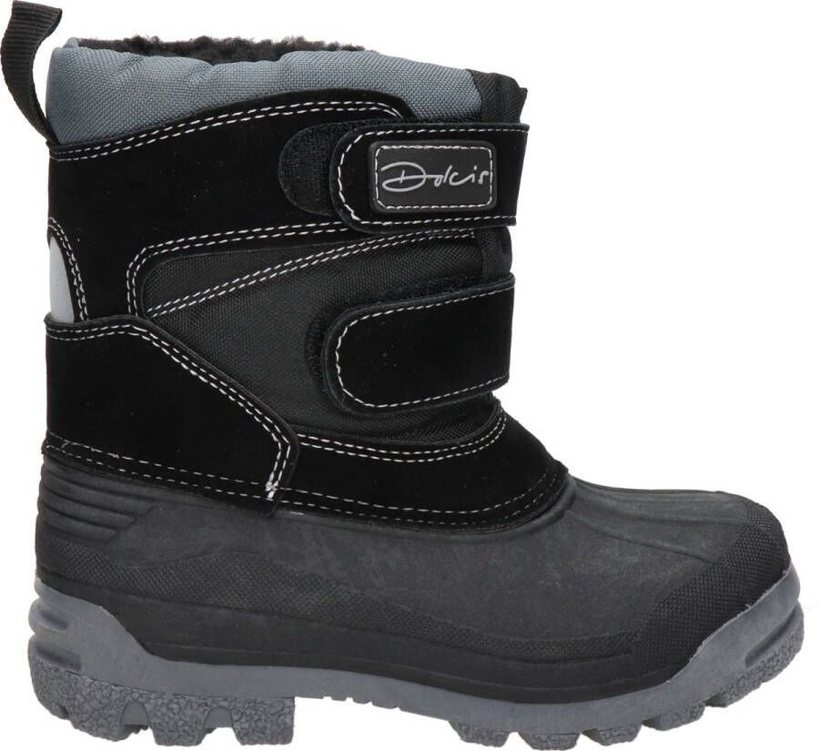 Dolcis snowboots zwart Textiel 35