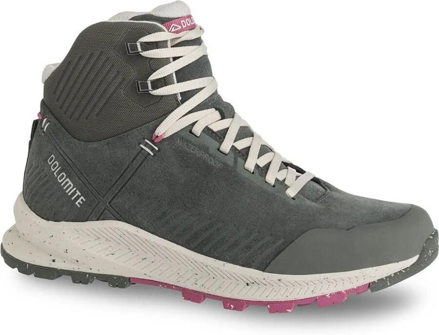 Dolomite Women's Carezza Leather Mid WP Hoge schoenen grijs
