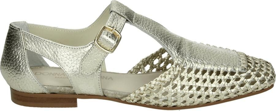 Donna Carolina 57.709.021 CLESSIA WEB Platte sandalen Metallics