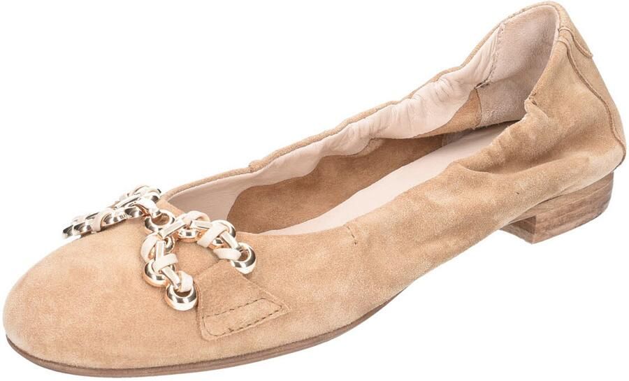 Donna Carolina LENE MADISON dames veterschoenen beige