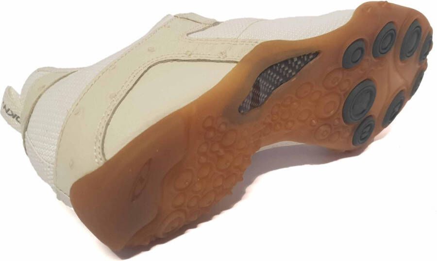 Donna Karen Speed Lace Veterschoen Embossed Leather 53181341 161 Newspaper White - Foto 3