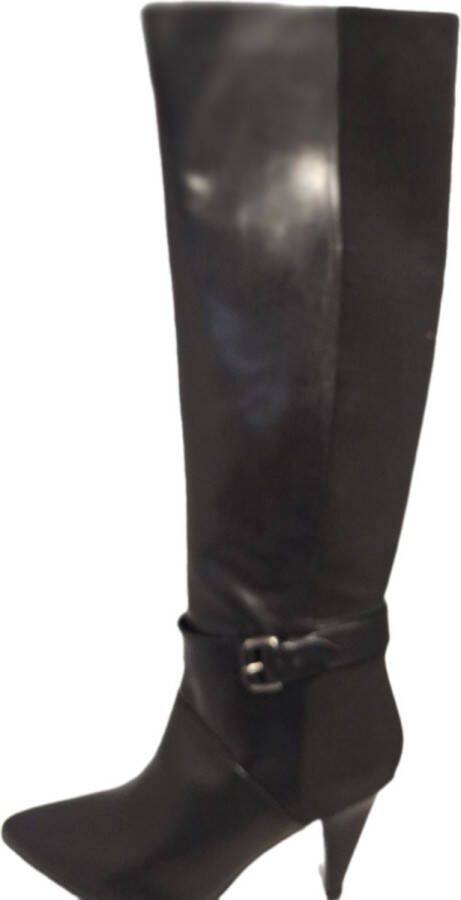 Donna Karen -LAARS-DRUMIN-BLACK LEER-HAK