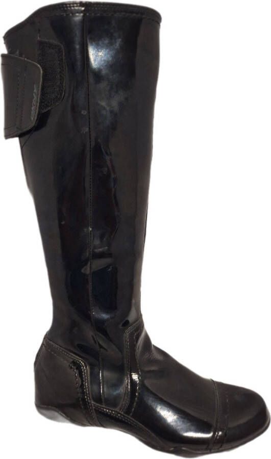Donna Karen REGENLAARS-DIA-BLACK-LAKLEER