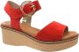 Dorking D9450-CA Sandaal rood - Thumbnail 1